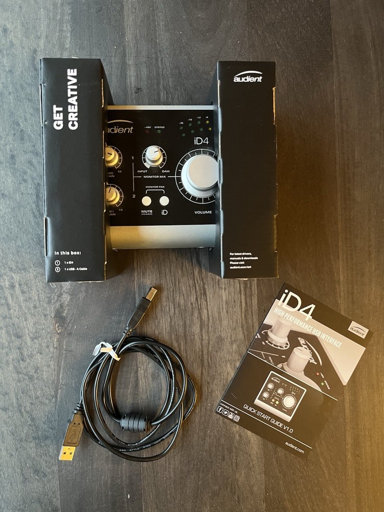 Audient ID4 2in / 2out Audio Interface - IN ORIGINAL BOX