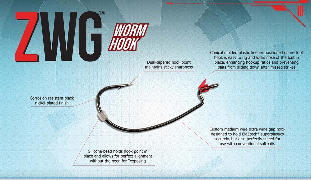 Z-Man ZWG Worm Hook - Choose Size