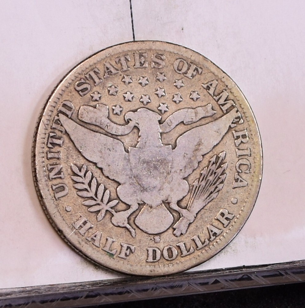 1893-S Barber Half Dollar- VG (#58231-L)