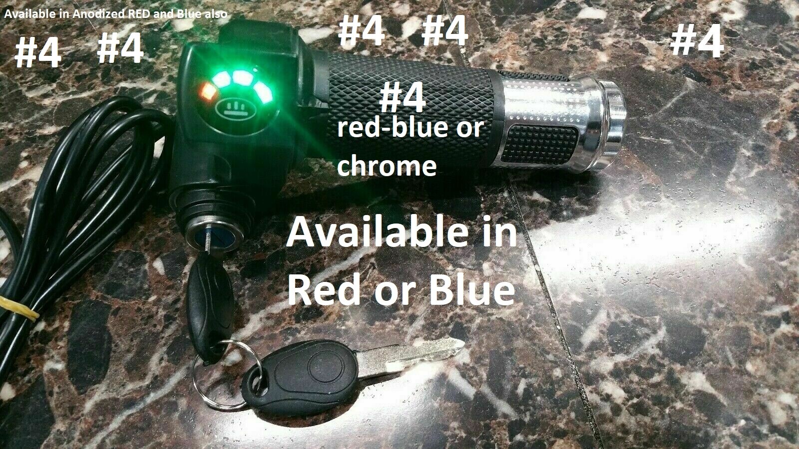 Razor Quad 500 Performance Kit 48v Performance Kit FAST Controller and Throttle