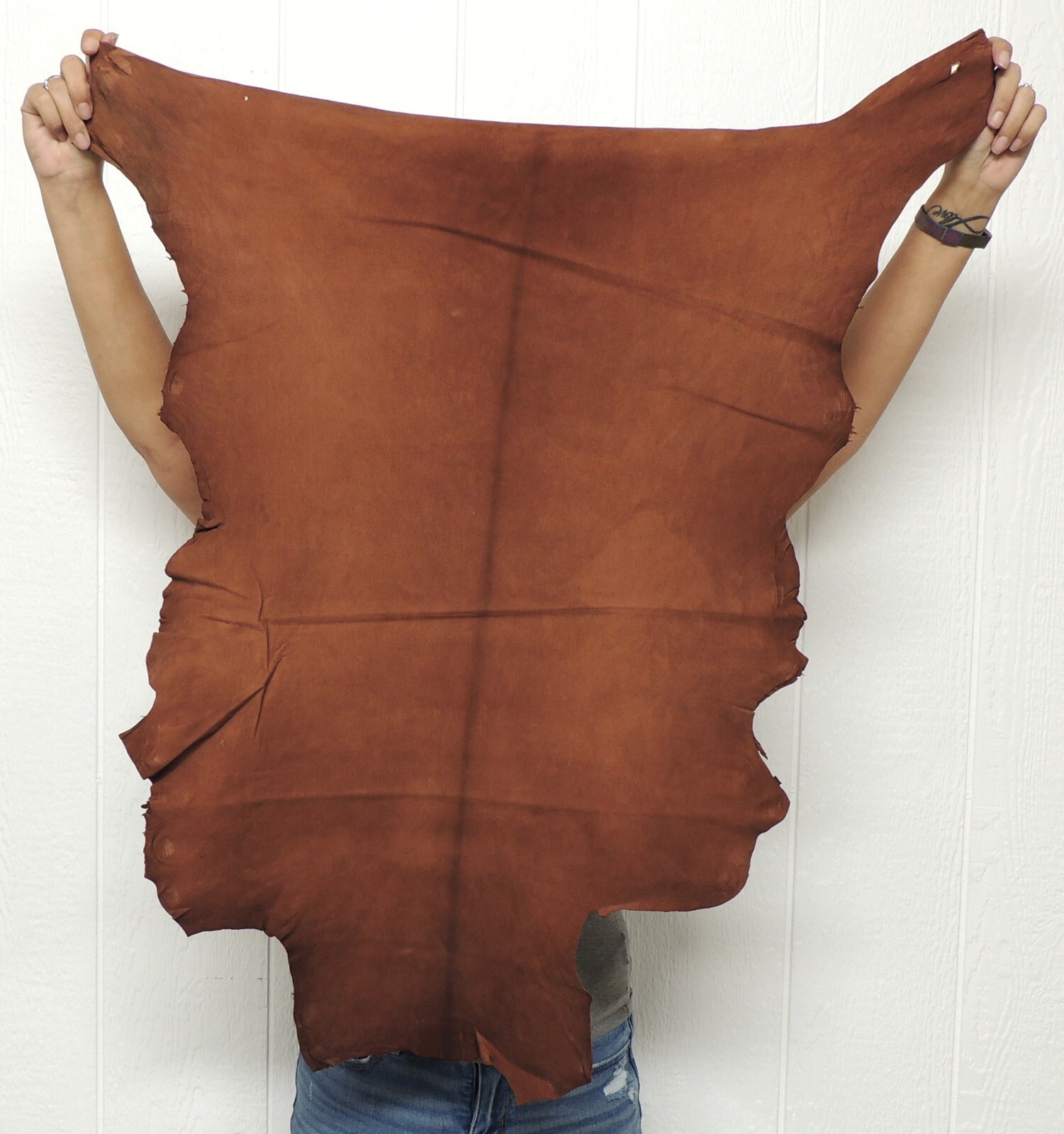 WHISKEY BUCKSKIN Leather Hide for Native Crafts Taxidermy SCA LARP Skin Pelt