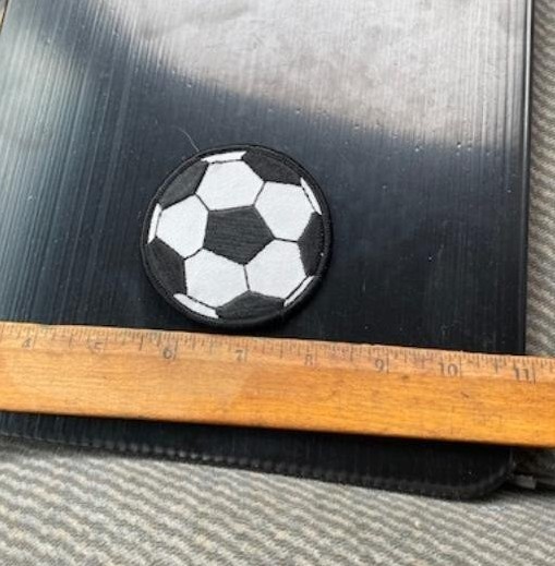 Soccer Ball Embroidered Patch (NOS)