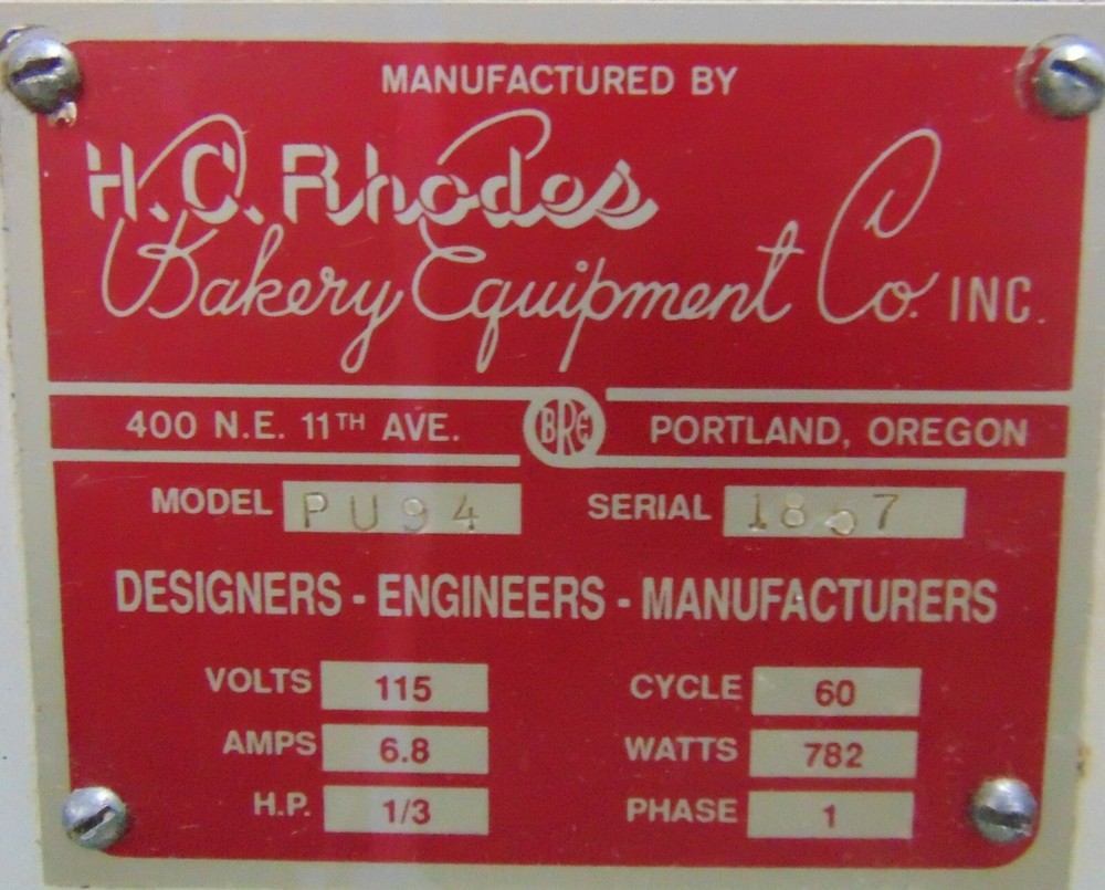 Cookie Cutter and Depositor Automatic Rhodes Kook-E-King