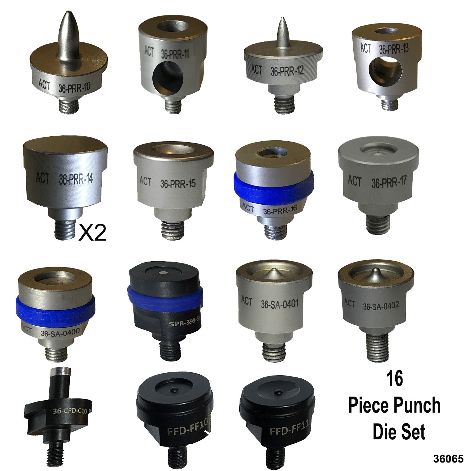 Self Piercing Rivet Gun -Punches- Forming Dies, Extractors - SPR-12, PR-5, 36061