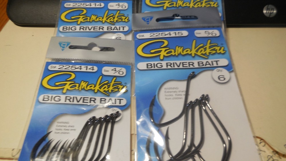 Gamakatsu Big River Bait Hooks 2 sizes