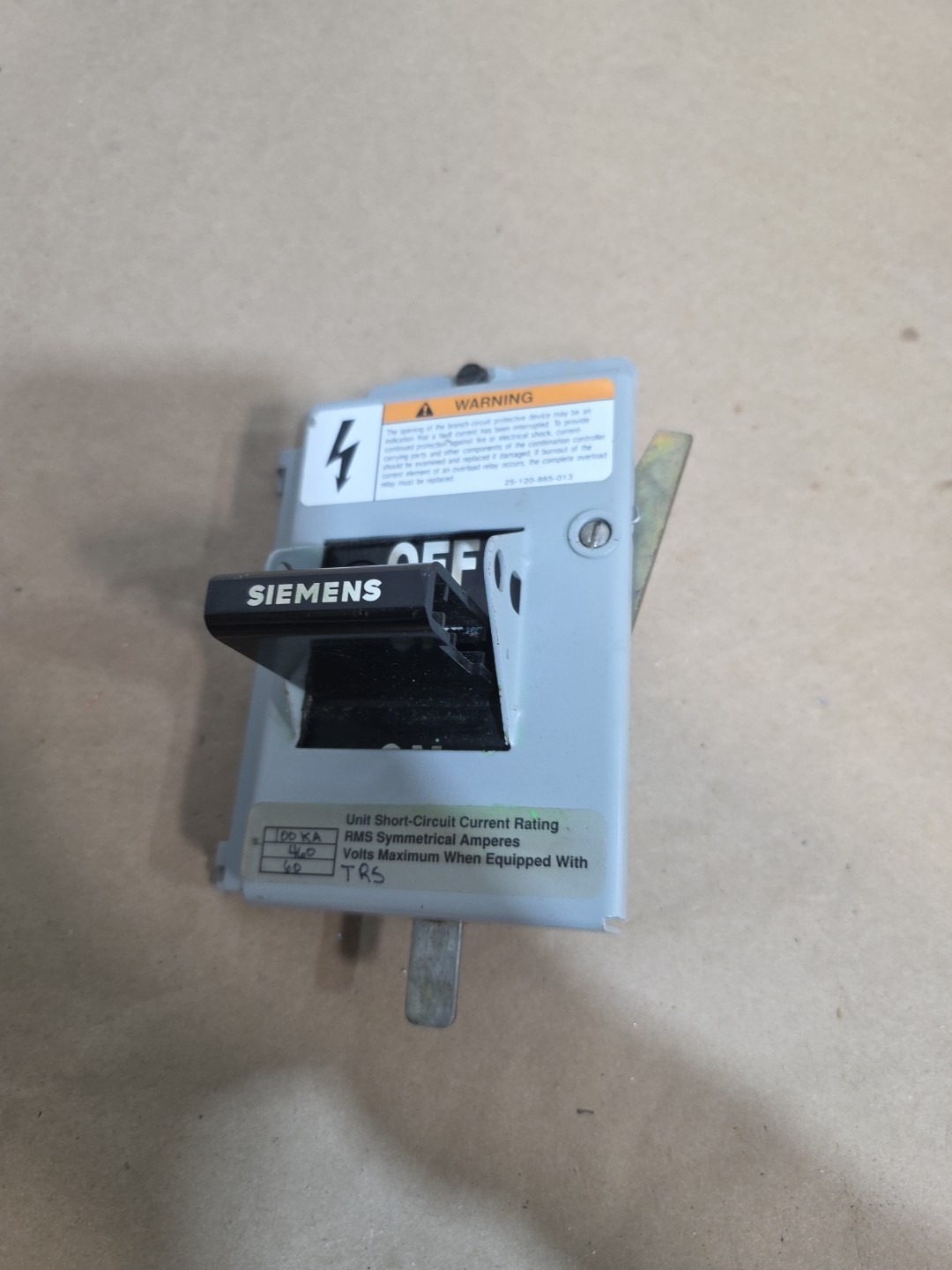 Siemens 25-135-017-531 Replacement Handle for MCC