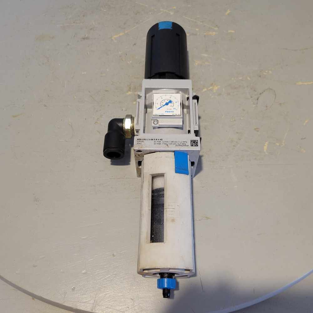Festo Filter Regulator, MS6-LRF-1/2-D6-ERV-AS