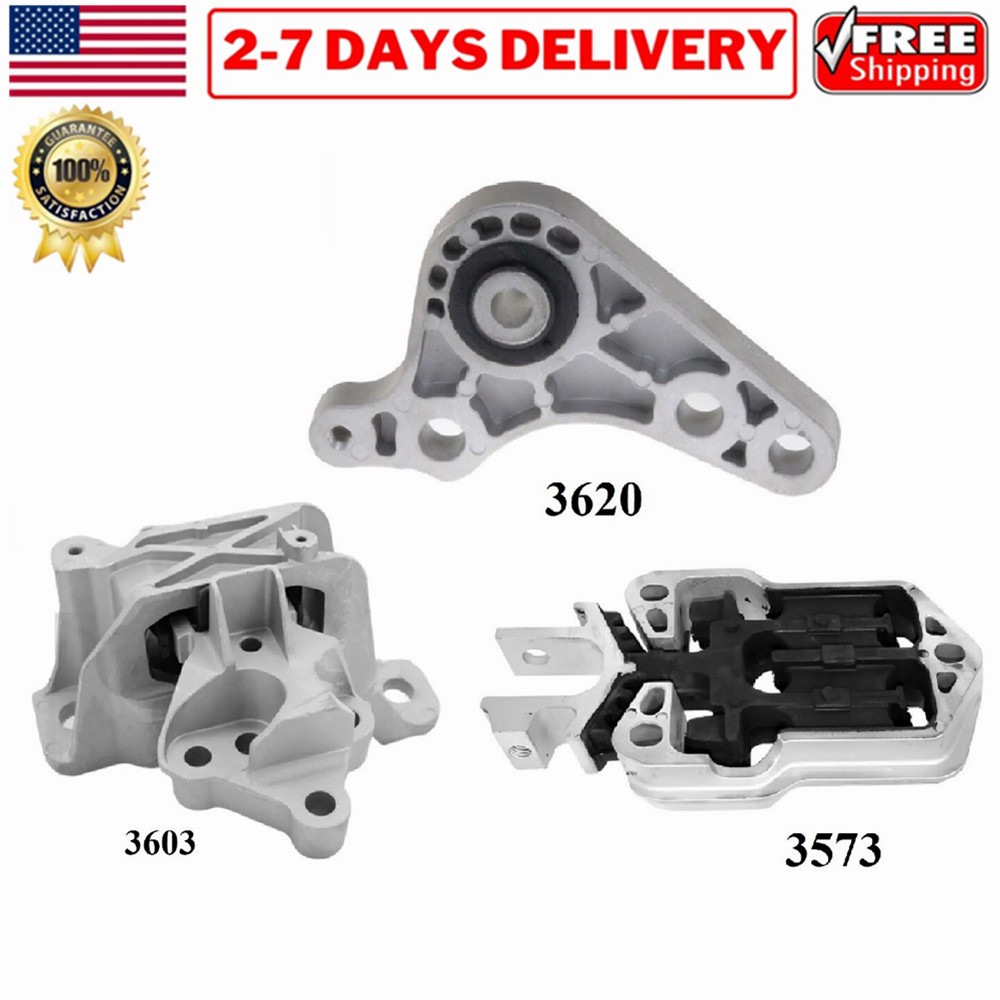 Engine Mounts & Automatic Transmission Mount 3PCS for Ford Escape 23-20 L3-1.5L