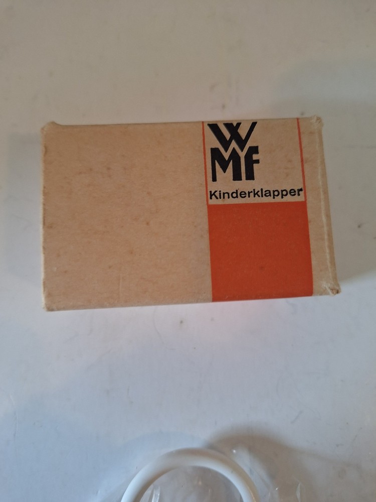 1930's WMF Silver Plate Teddy Bear Baby Rattle Kinderklapper NIB New Old Stock