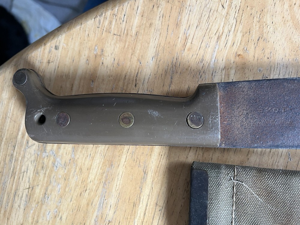 1945 WW2 machete With Scabbard