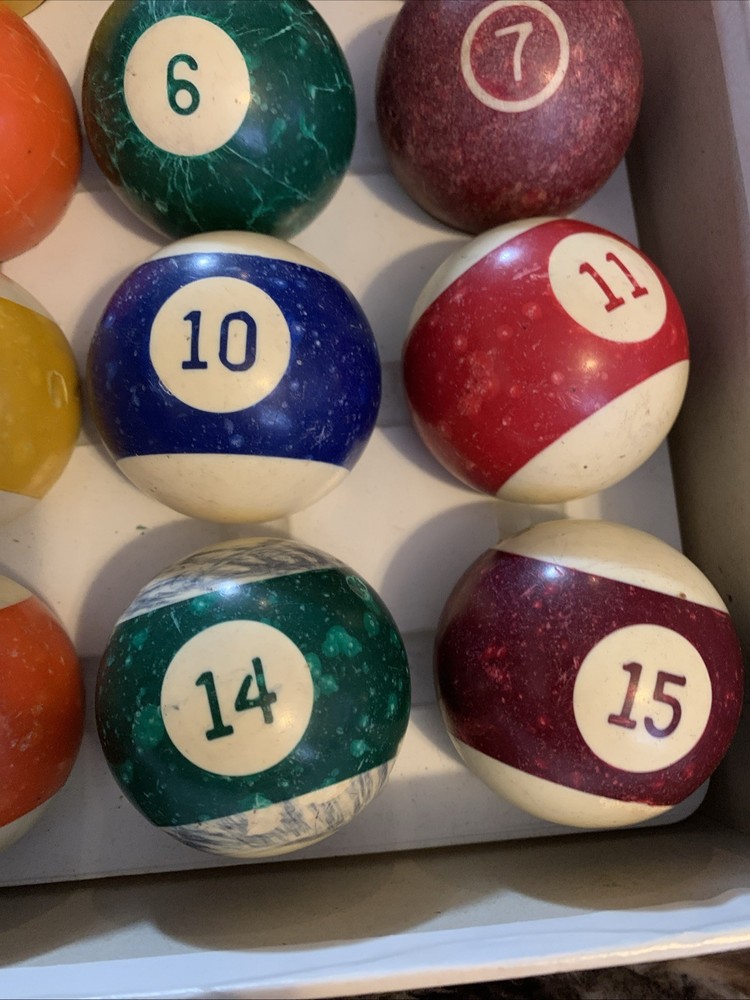 Vintage Billiards Pool Ball Complete Set
