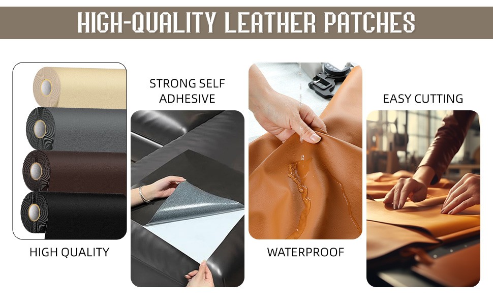 Leather-Repair-Patch Self-Adhesive Leather Refinisher-Cuttable Sofa Repair-Patch