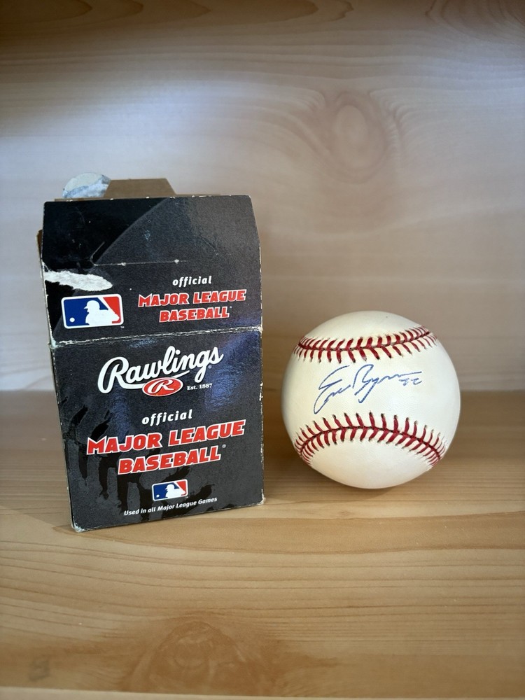 Eric Byrnes Autographed Baseball