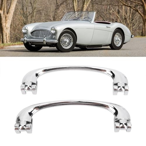 Chrome Inside Door 1 Pair Chrome Interior Door Pull Handle Universal LWH106