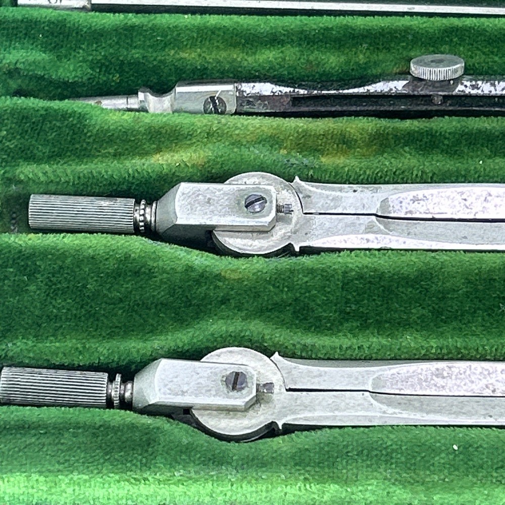 Keuffel & Esser Co Challenge Compass Drafting Set Complete Vintage Model 9726F