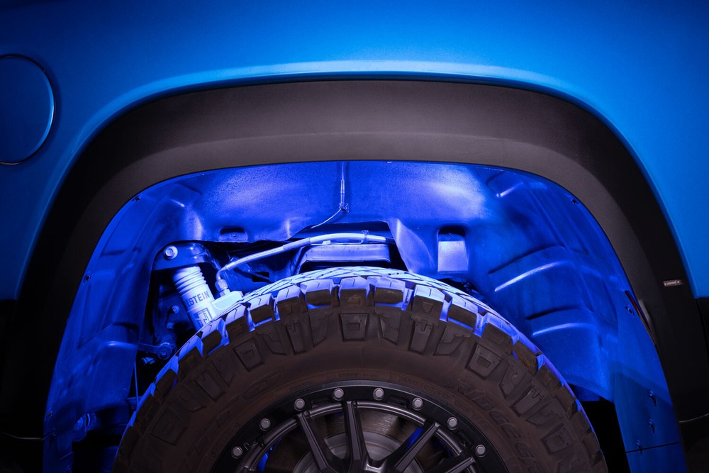 Diode Dynamics RGBW LED Rock Lights (4-Pack) w/Bluetooth Controller Jeep