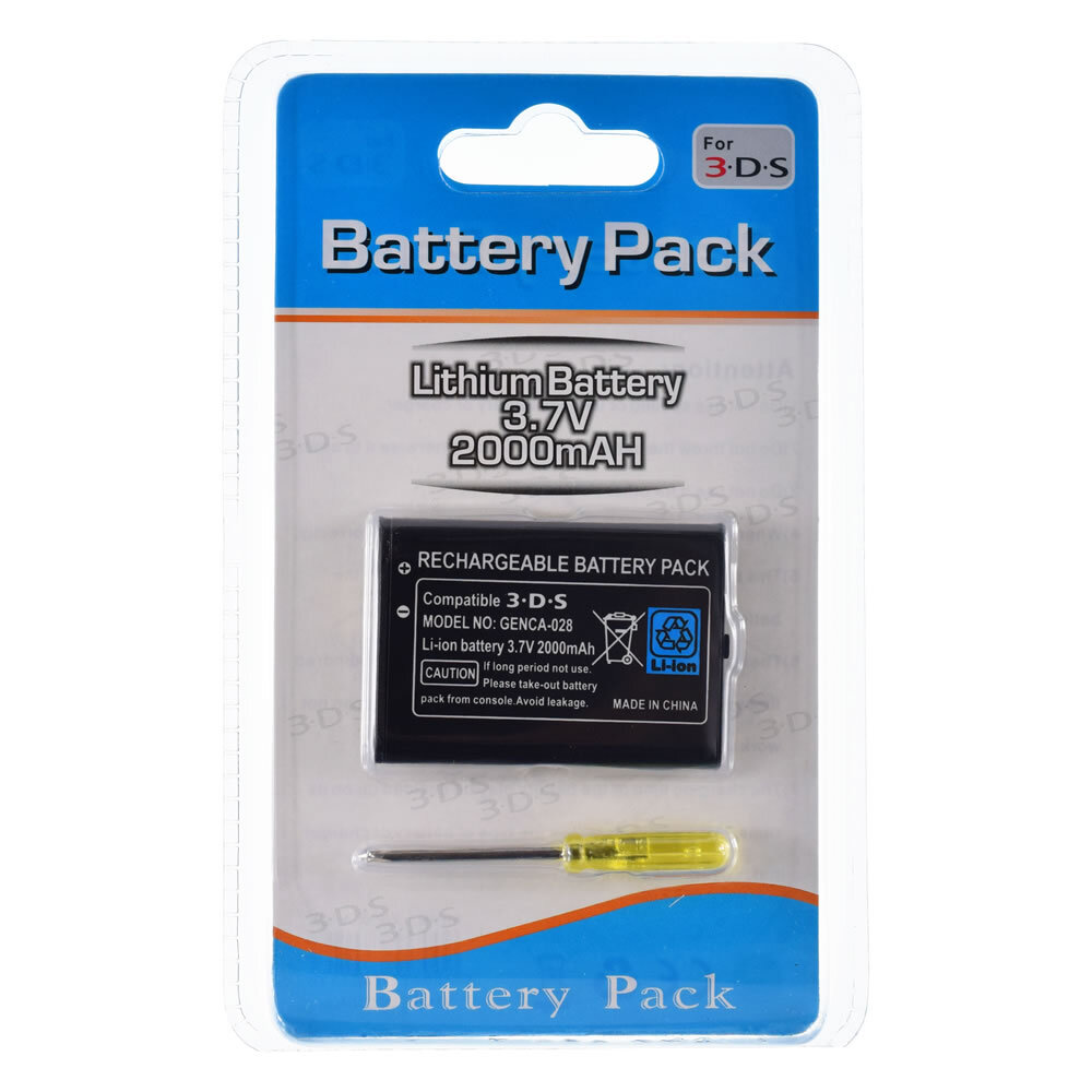 Battery for Nintendo 3DS 2DS Wii U Pro Controller + Tool NEW Pack Replacement