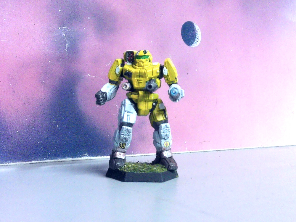 BATTLETECH BANSHEE MECH [DAVION DAWN GUARD] (CATALYST, PLASTIC, PAINTED)