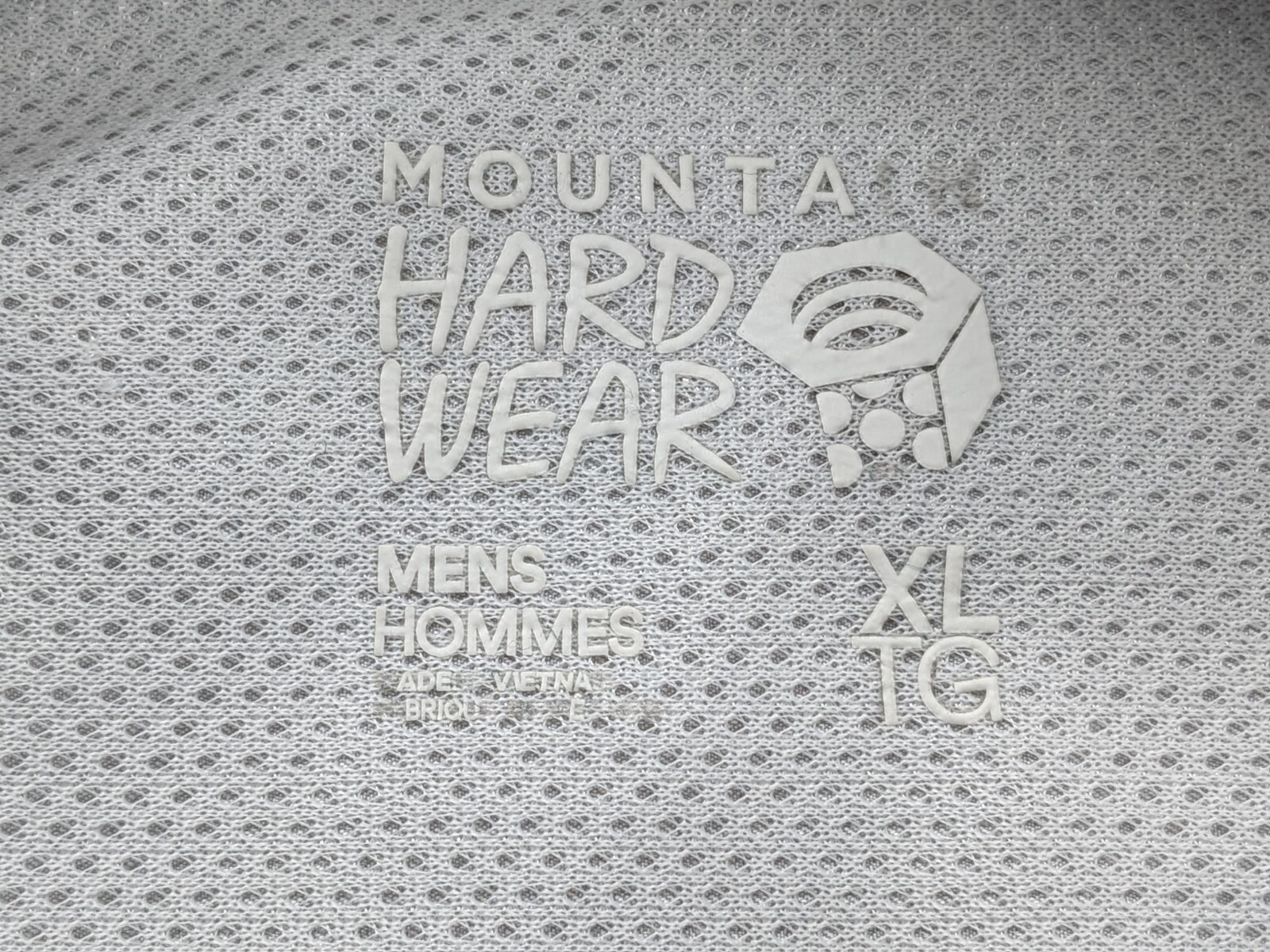 Mountain Hardwear Shirt Mens XL TG Gray Hiking Performance LS Vented