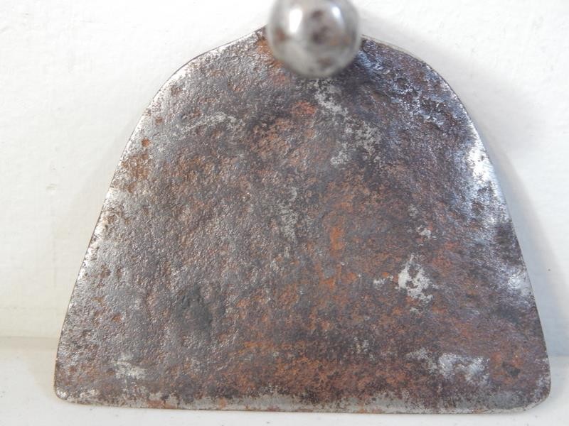 19th Century Primitive Hand Forged Blacksmith Made Dough Scraper Unmarked