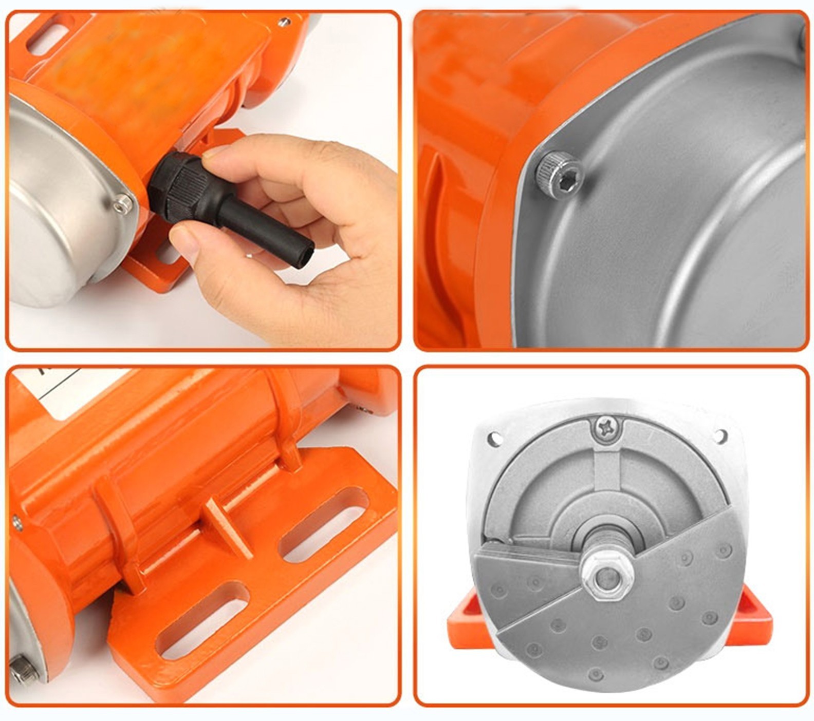 3-Layers 3/6/8mm Sieve 110V Full Stainless Steel Sifter Linear Vibrating Screen