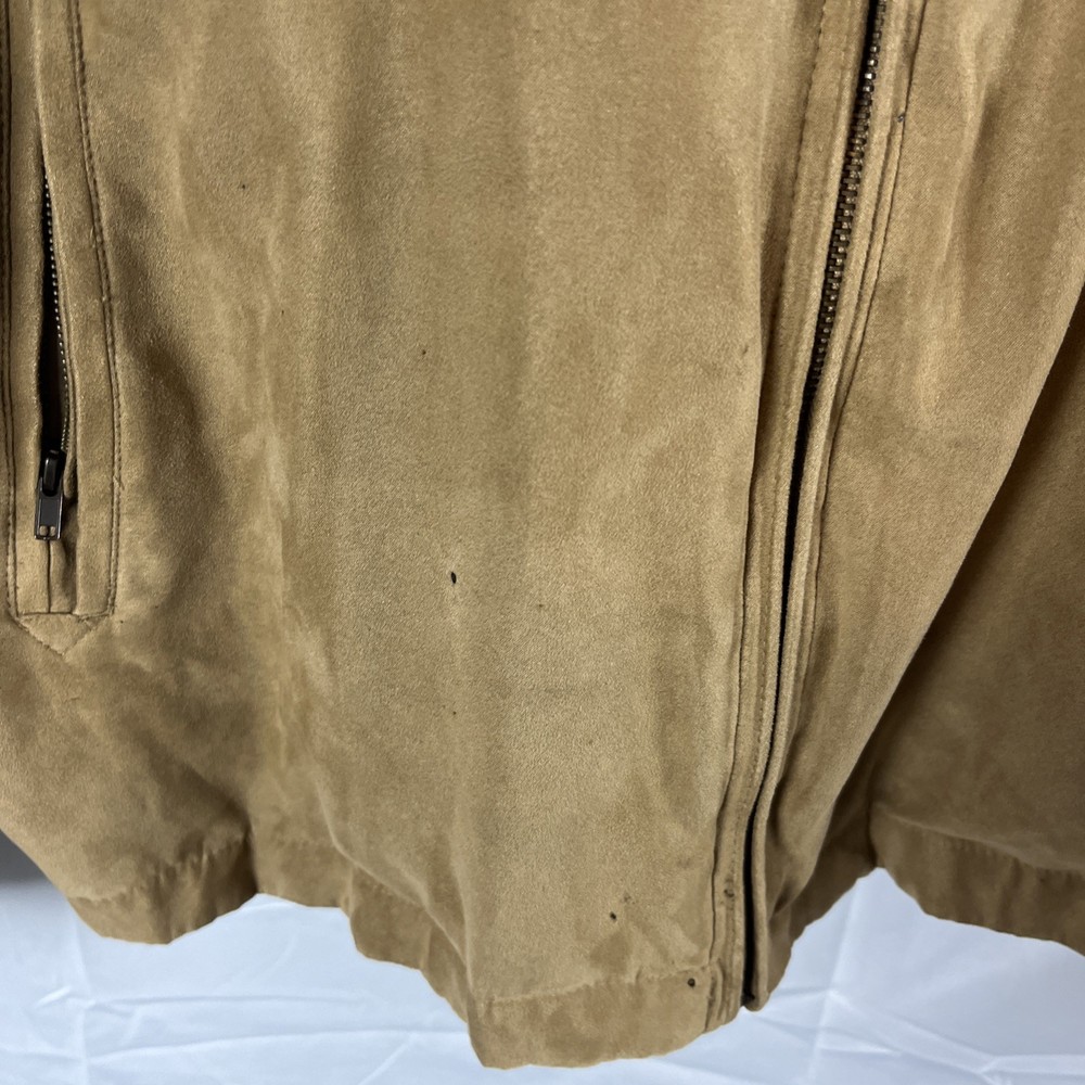 Weatherproof Bomber Jacket Men’s Medium Brown Full Zip Pockets Lined Insulated