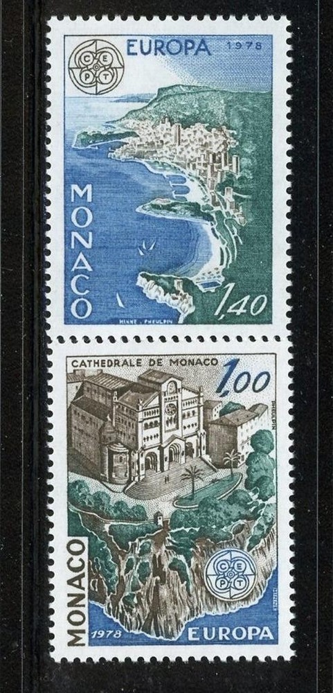 Monaco #1113-4 MNH