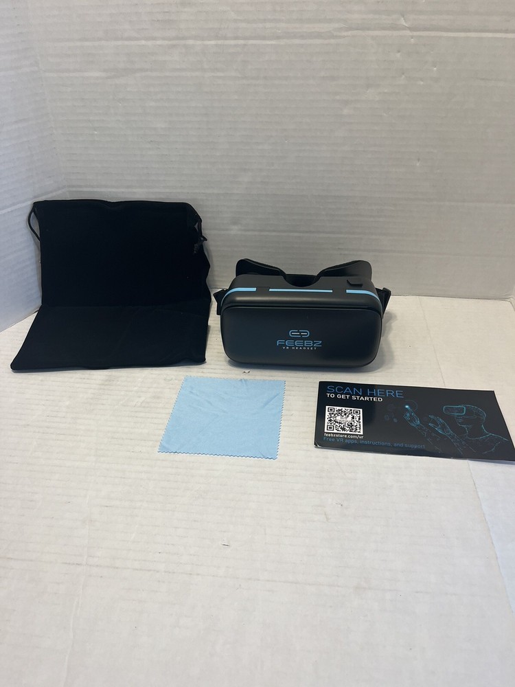 VR Headset Compatible with iPhone & Android 4.7” To 6.5” Built-in Action Button