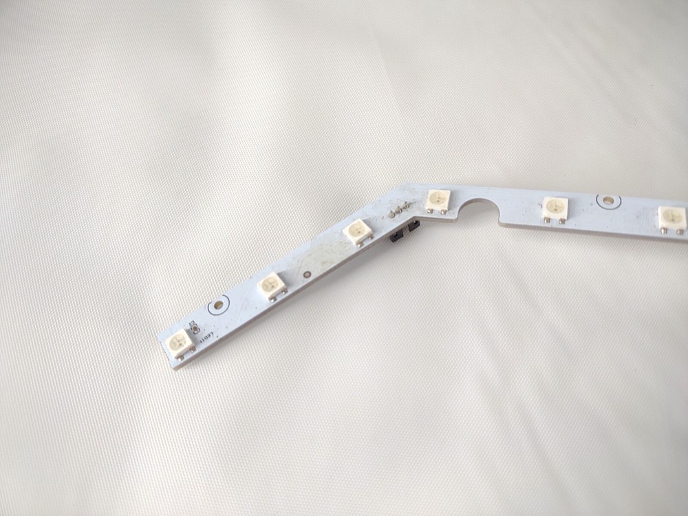 PC RGB LED Strip Light White for Computer Case Accessory Black w/ Cable