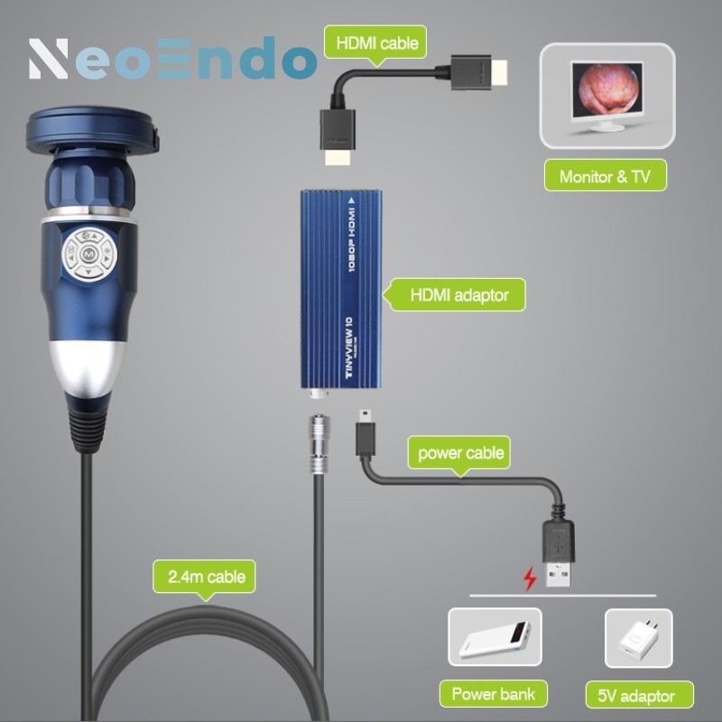 Medical Portable Endoscope Camera Full HD 1080P HDMI And USB Video Output