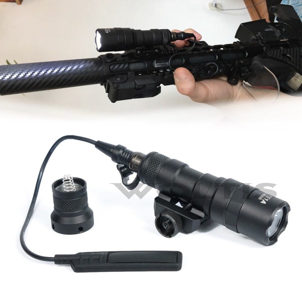 M300B Scout Light Tactical Torch Flashlight LED Light w/ Tail Switch US Stock