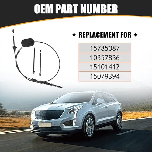 15785087 Automatic Transmission Gear Shifter Cable Replacement for Chevy