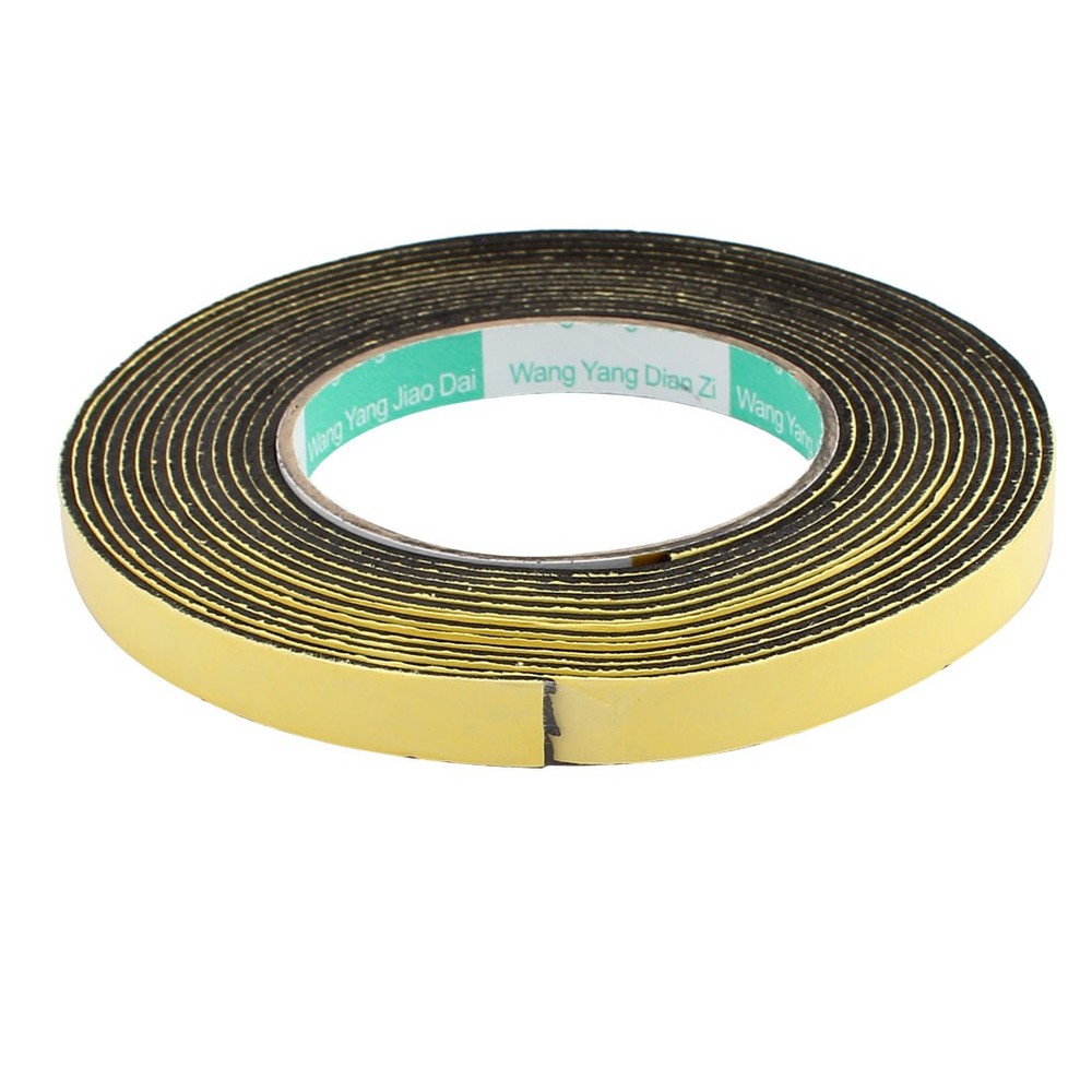 12mm Width 2mm Thick Single Side Sealing Shockproof Sponge Tape 5m