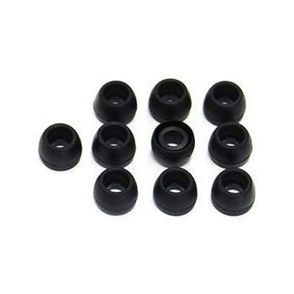 10 Pairs Small Silicone Replacement Earbud Tips (Black)