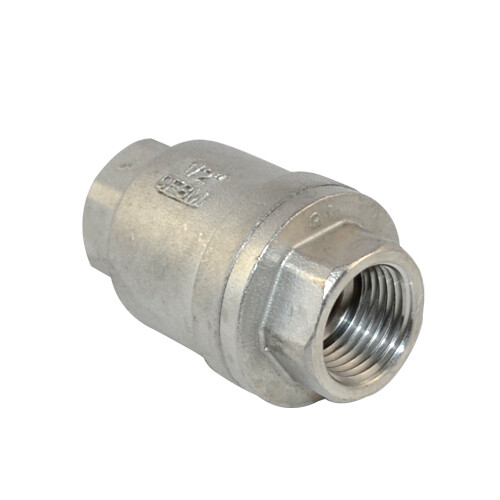 1/2" - 2" 3/4" 1" Vertical Check Valve NPT Threaded one way Stainless Steel 316
