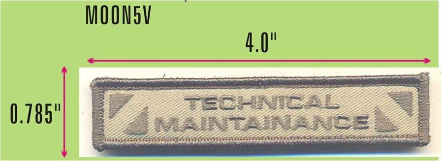 MOON MOVIE DESERT COLORS TECH VEL-KRO PATCH  - MOON5V