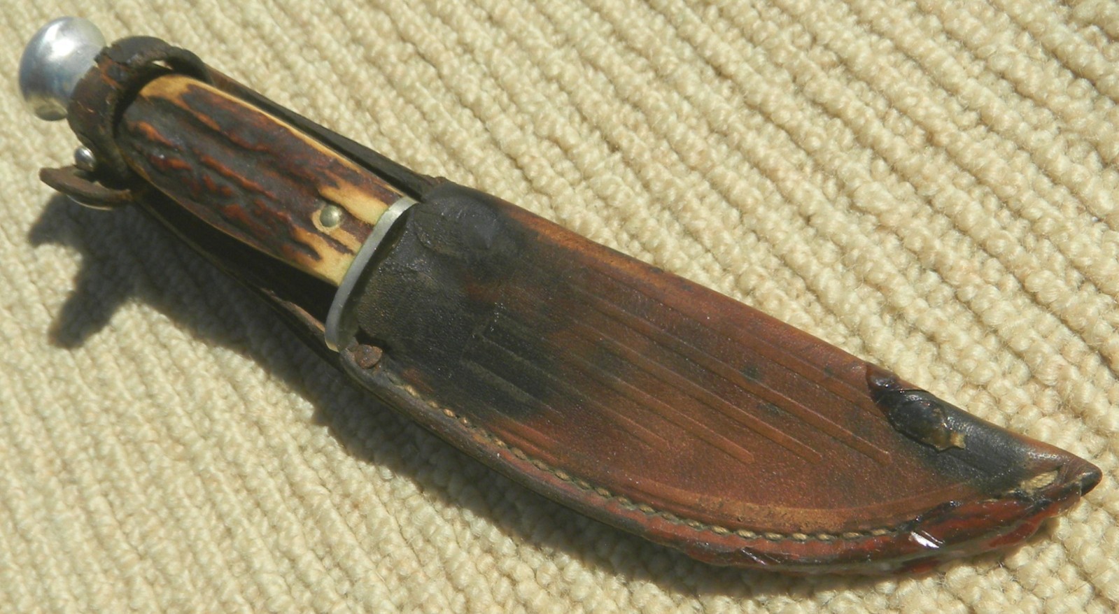 Case  Fixed Blade Hunting ,Trapping , Hiking, Camping Knife with Sheath Vintage