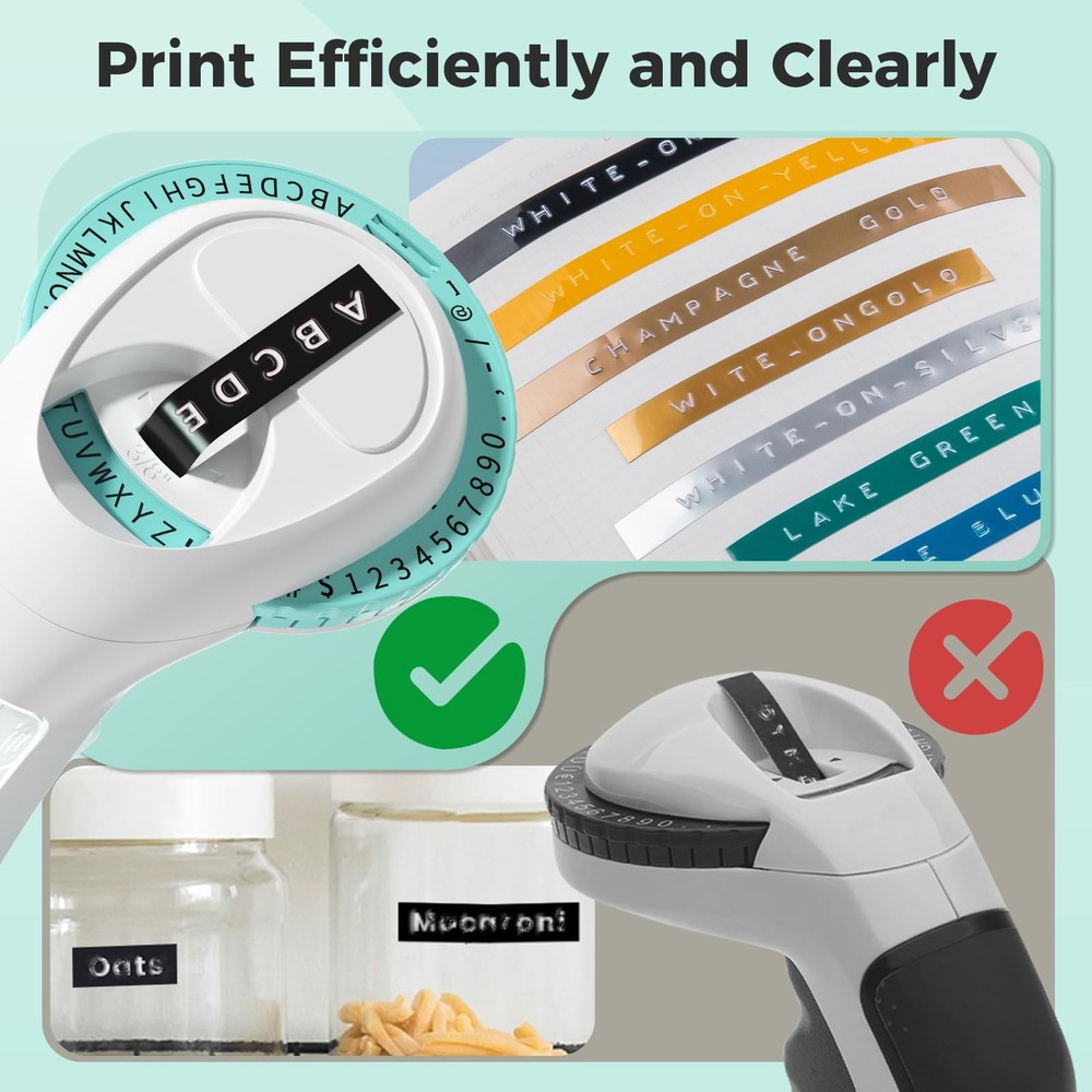 Embossing Label Maker, Retro Manual Label Makers Embossed, Old School Emboss ...