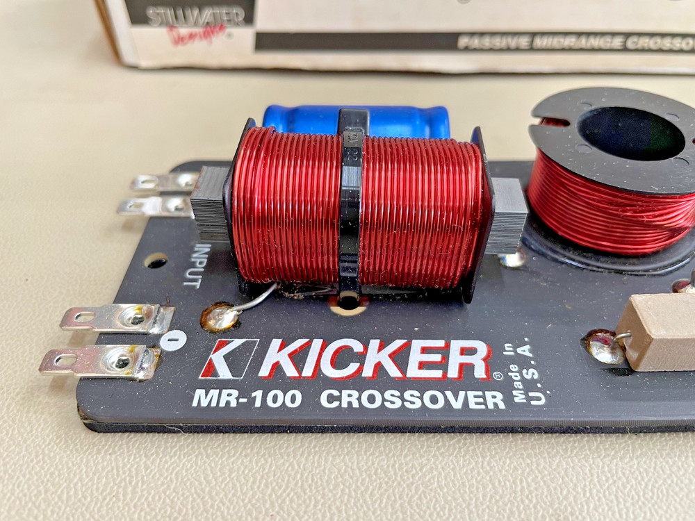 Old School Kicker MR-100 Passive Midrange Bandpass Crossover, Pair, NOS #325