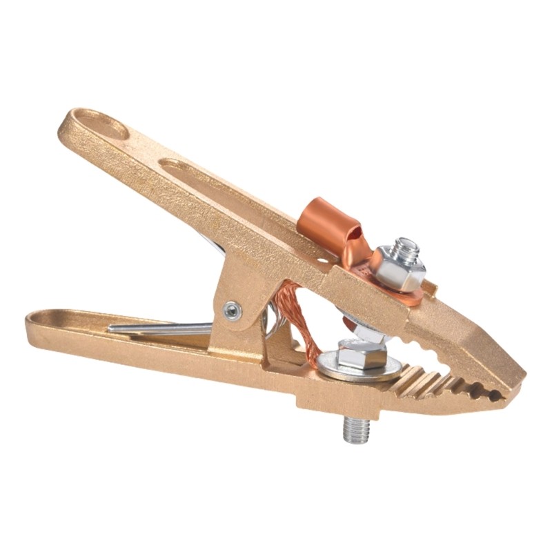 Professional Ground Clamps Thickened Copper Construction For Stable Current