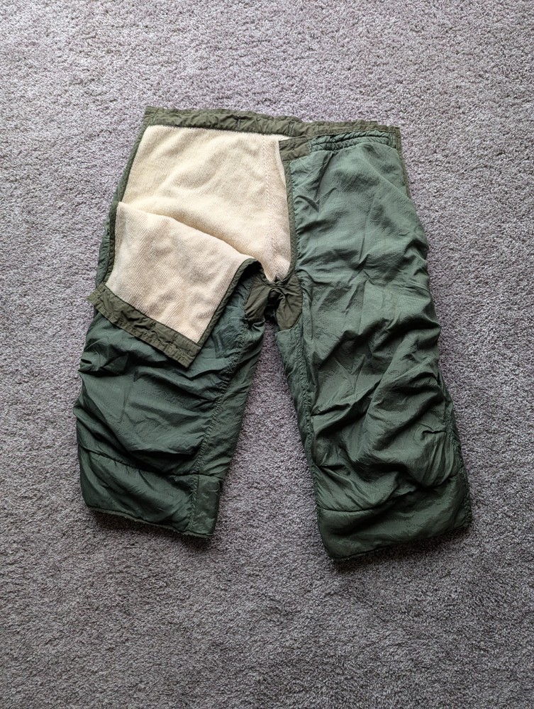 M-51 Arctic Trouser Liners, Medium Regular, 100% wool NOS