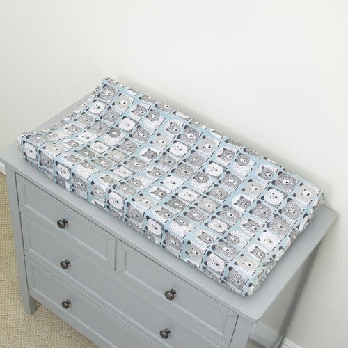 Dwell Studio Bear Hugs 6Pc Crib Bedding Set Include Mobile/Changing Pad++
