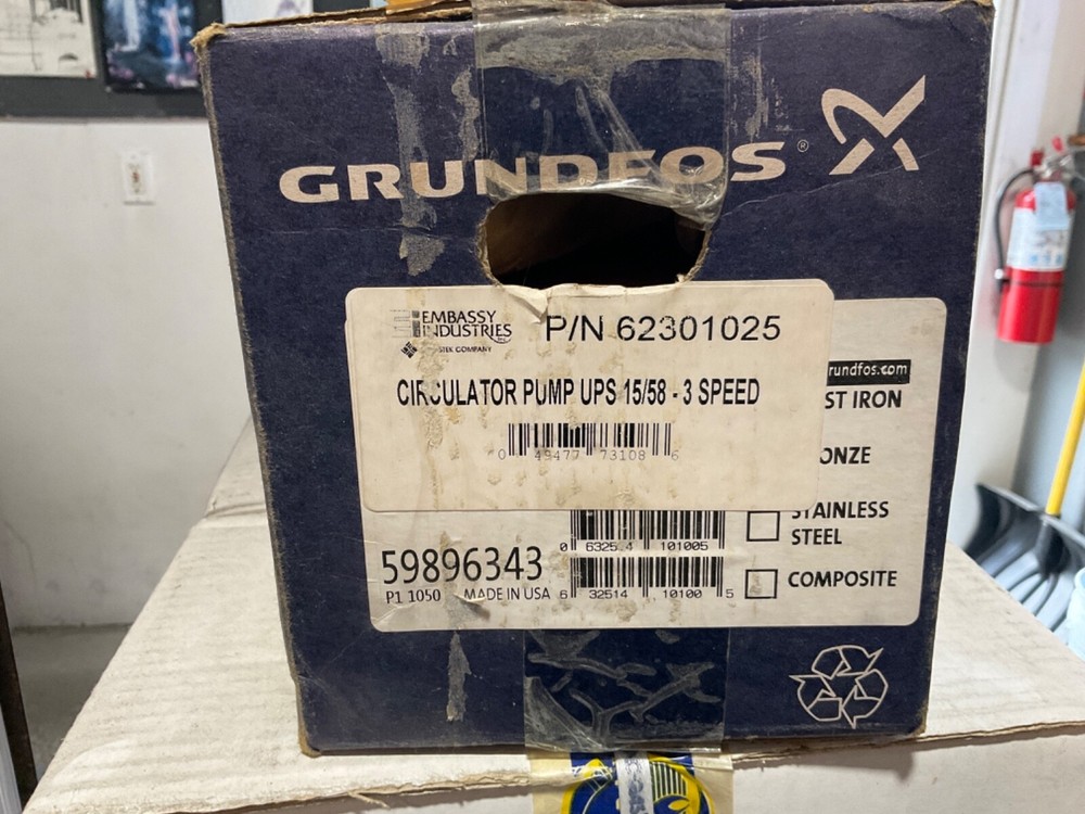 Grundeos Embassy Circulator Pump