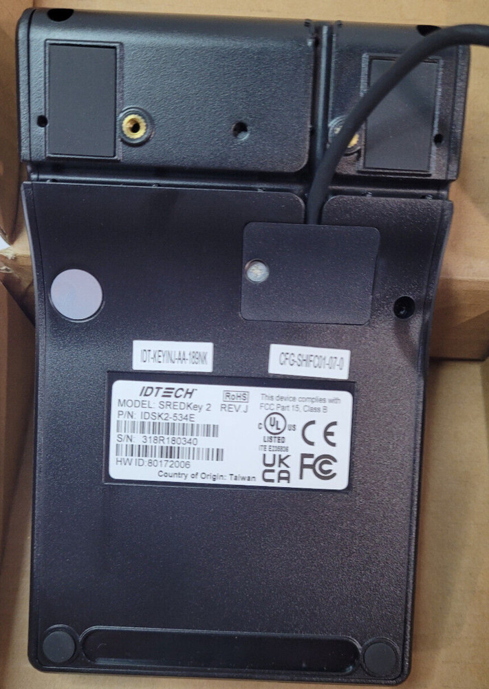 ID Tech SREDKey 2 Key Pad with MSR USB KB Enhanced Format IDSK2-534E