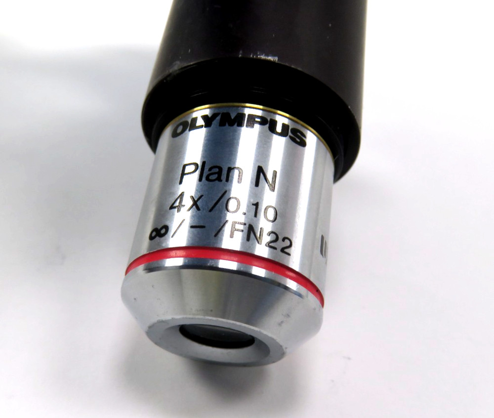 Olympus Plan N 4X /0.10 Infinits/- UIS2 FN22 Microscope Objective