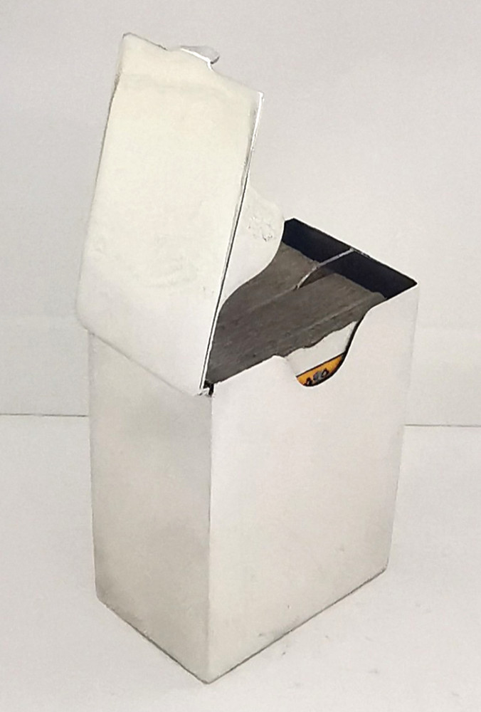 Fine Victorian Solid Silver Playing Cards Box - Birm. 1900