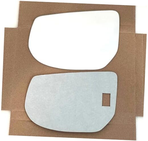 New Replacement Flat Mirror Glass with Full Size Adhesive for 2013-2019