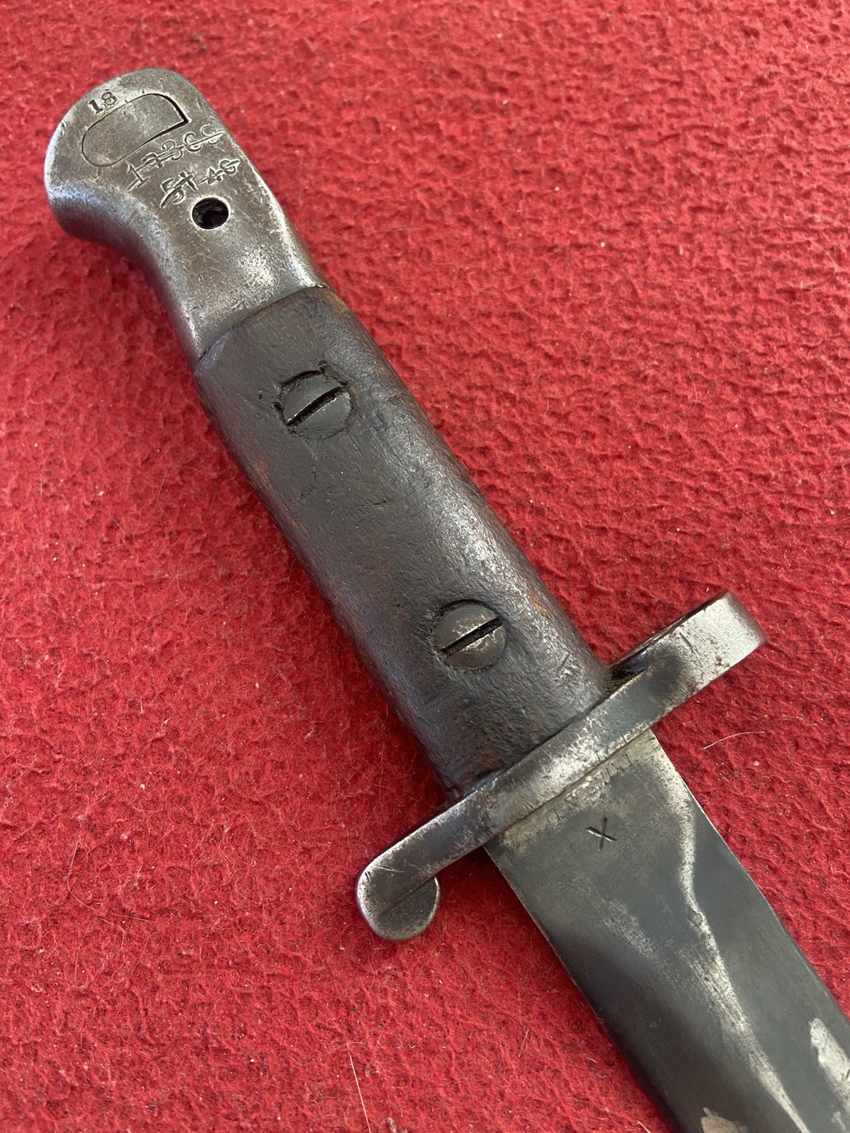 Rare Wilkinson English Pattern 1903 Bayonet Knife W/ Leather Scabbard Nice!