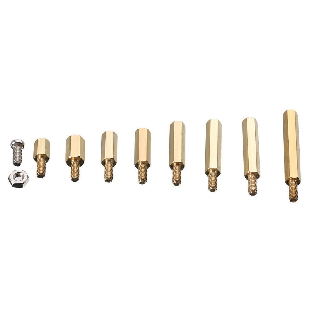 Durable Stainless Brass Screws Kit M2.5 M3 Nuts for Raspberry Pi 4 Model B/3B+