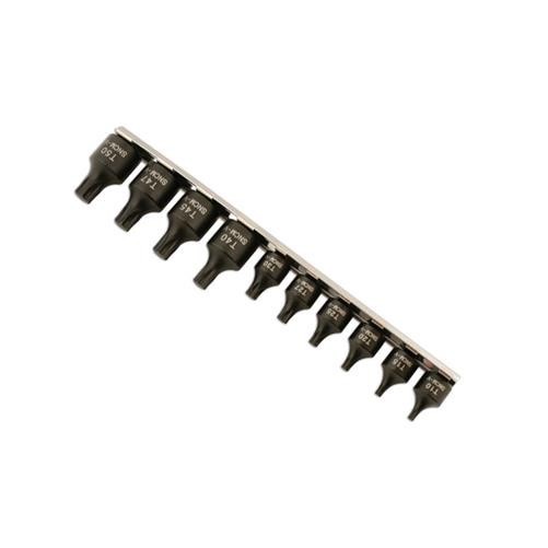Laser Tools Low Profile Star Socket Bit Set 1/4"D, 3/8"D 10pc 5664